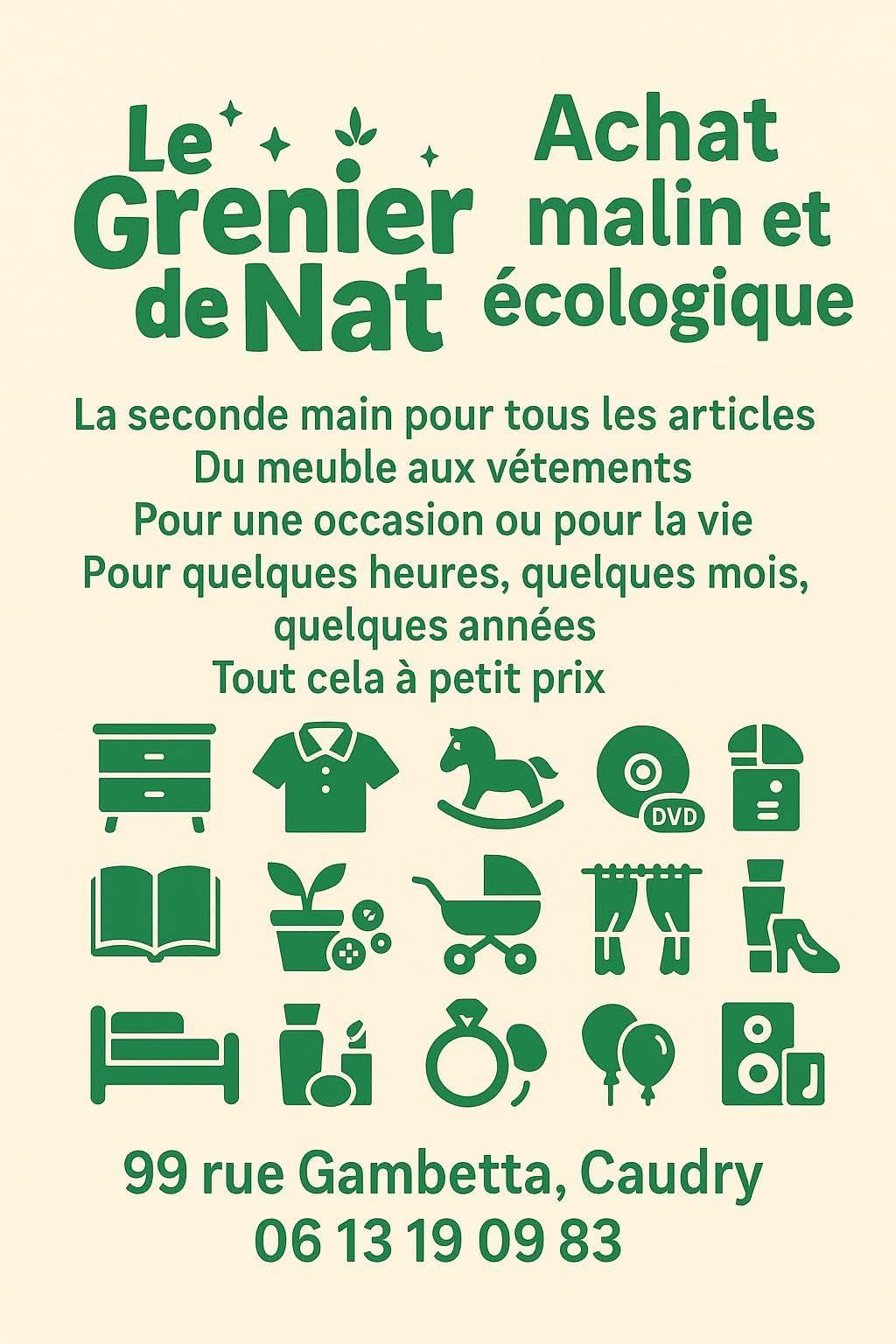 Ventes d'articles d'occasion. Sur place ou en envoie 