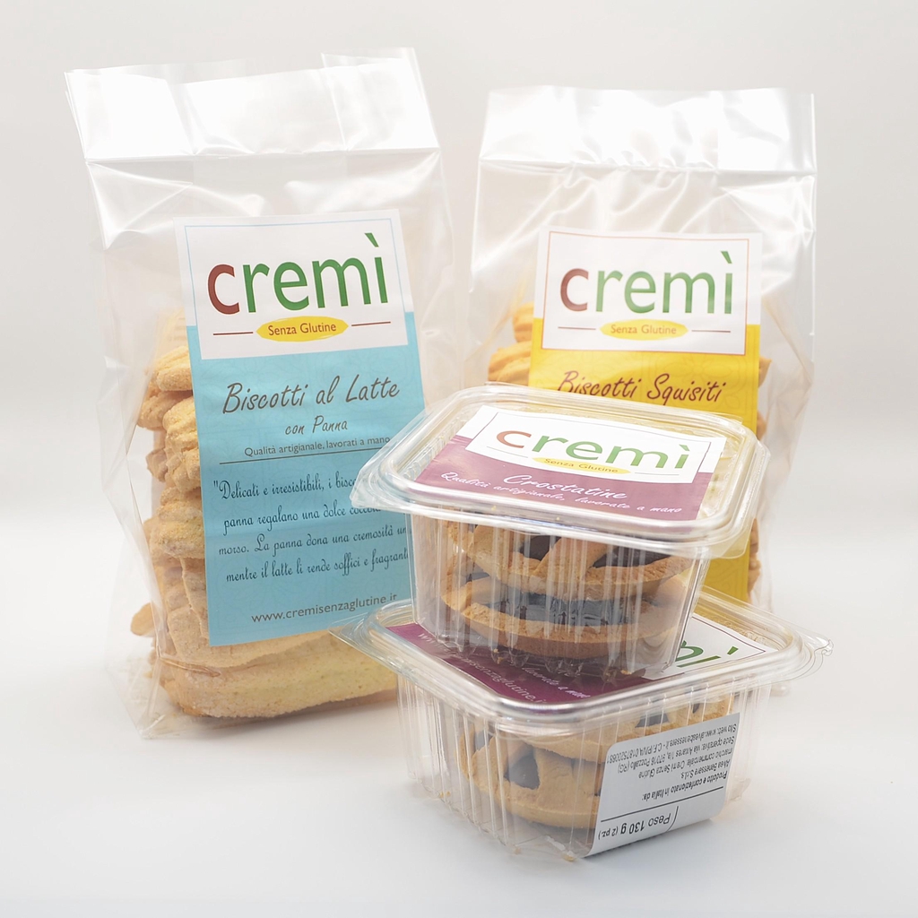 Cremì Senza Glutine - categoria biscotti e crostatine