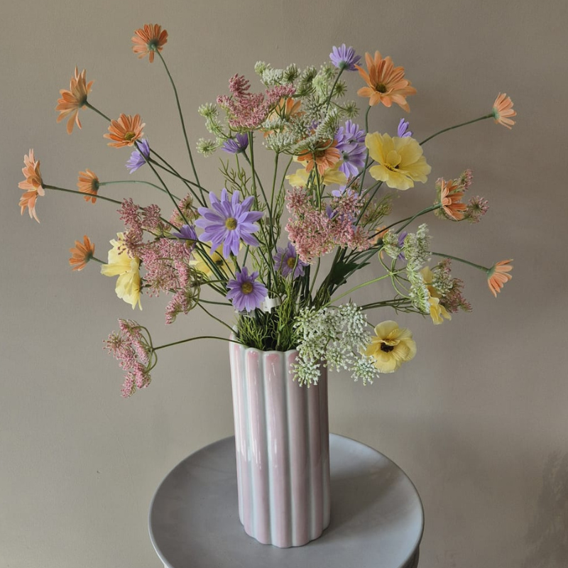 Zijden bloemen sveervol wonen