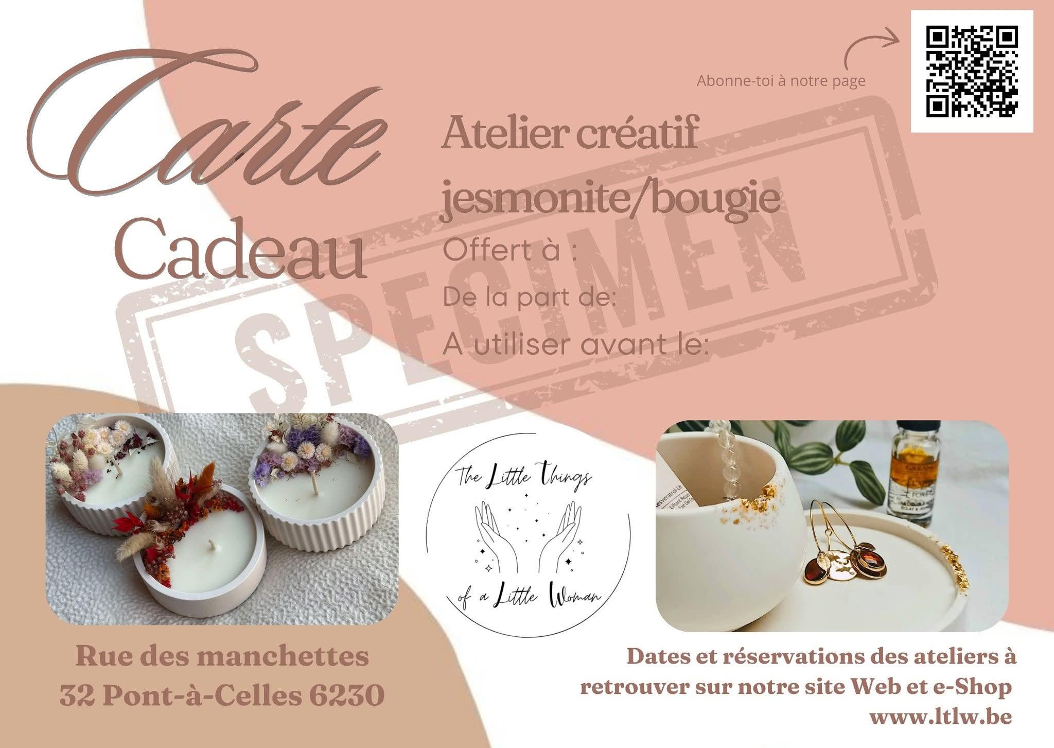 Cartes cadeaux Atelier