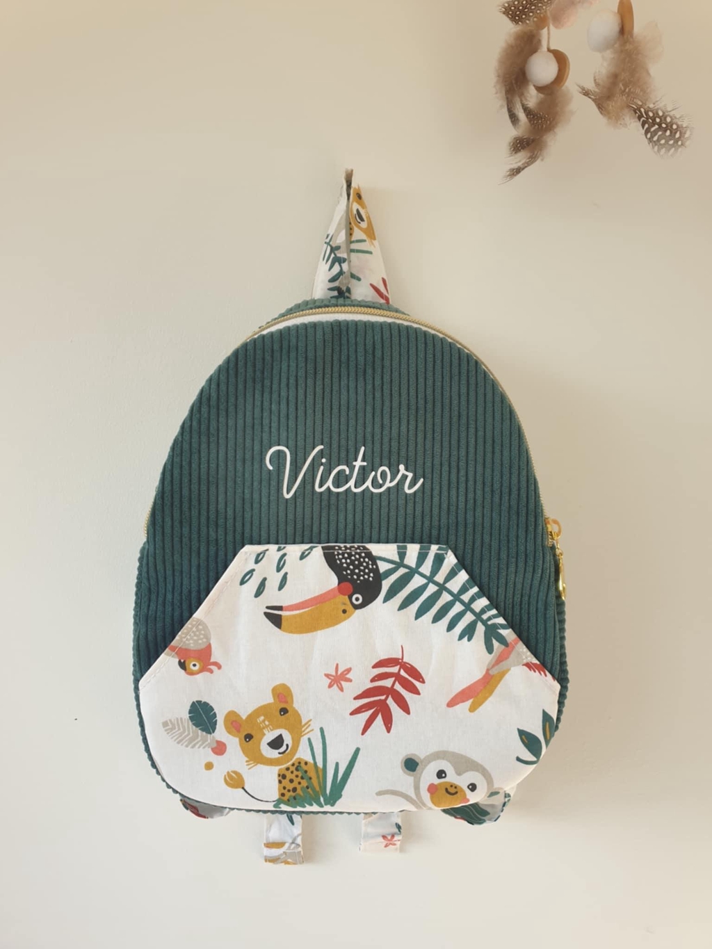 Sac à dos personnalisé prénom 