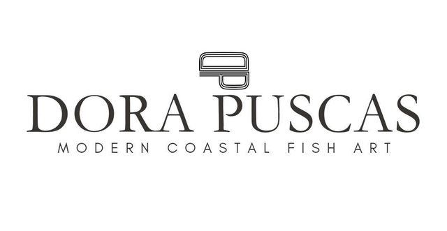 Modern Coastal Fish Art 