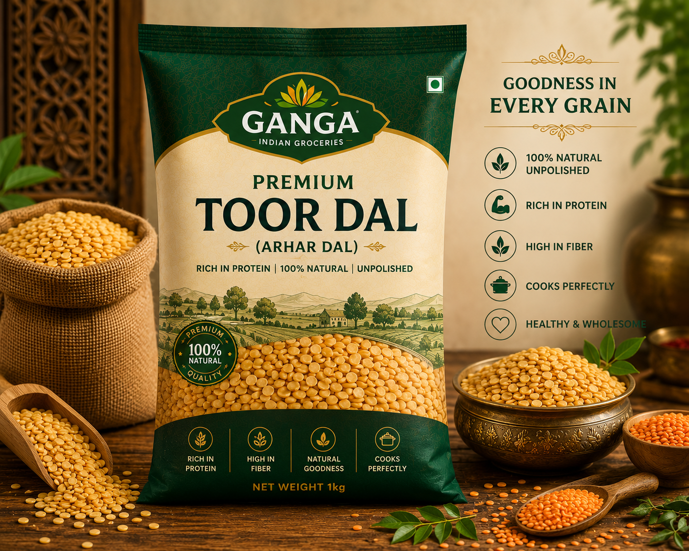 Dals, Lentils & Pulses
