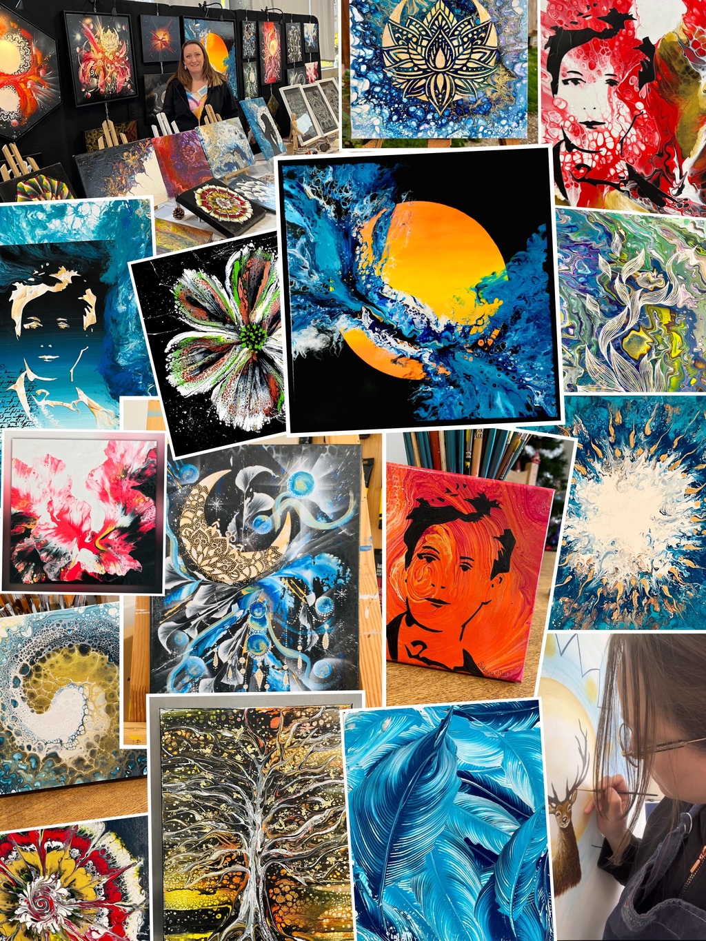 Sabrina Pilarz - SabCreations - Art fluide
Peinture acrylique, encre et aquarelle
Artiste peintre Ardennaise 
La boutique d’art qui vend du bonheur