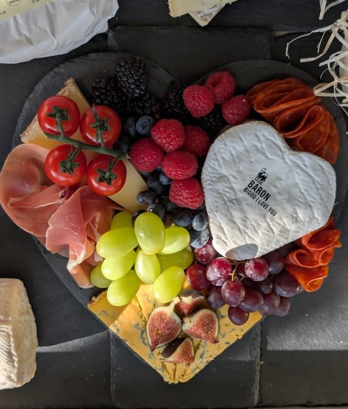 Valentines Day grazing board