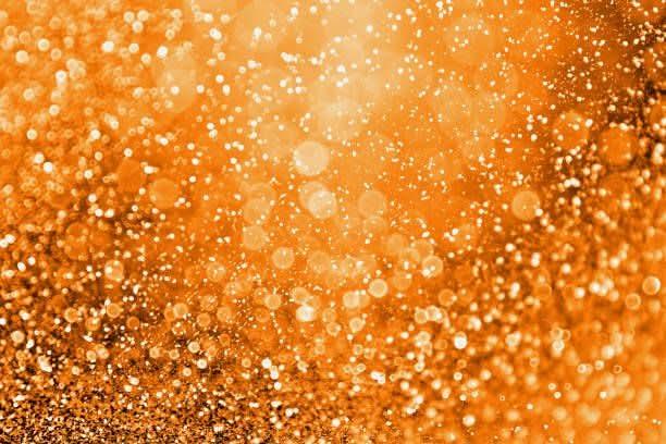 Yellowish/Orange Glittering sparkles to light up your life. 