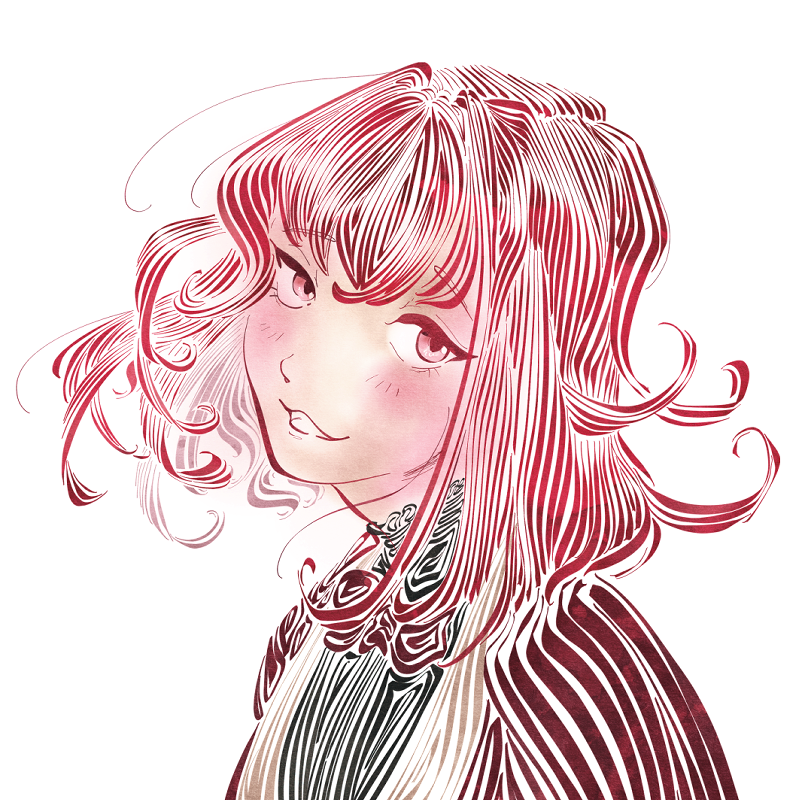 Portrait de mon OC Laffy