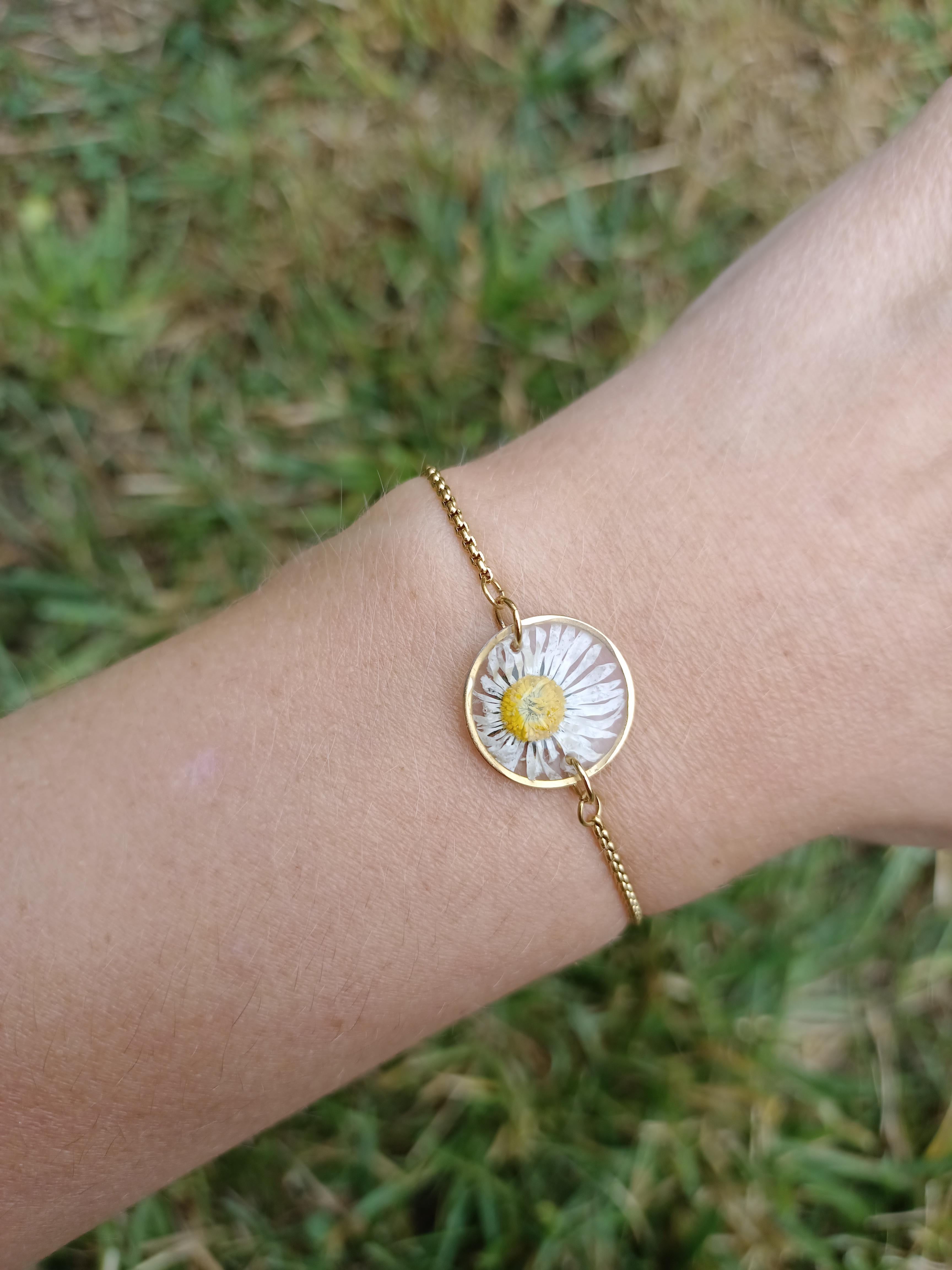 Bracelet Fleurs séchées