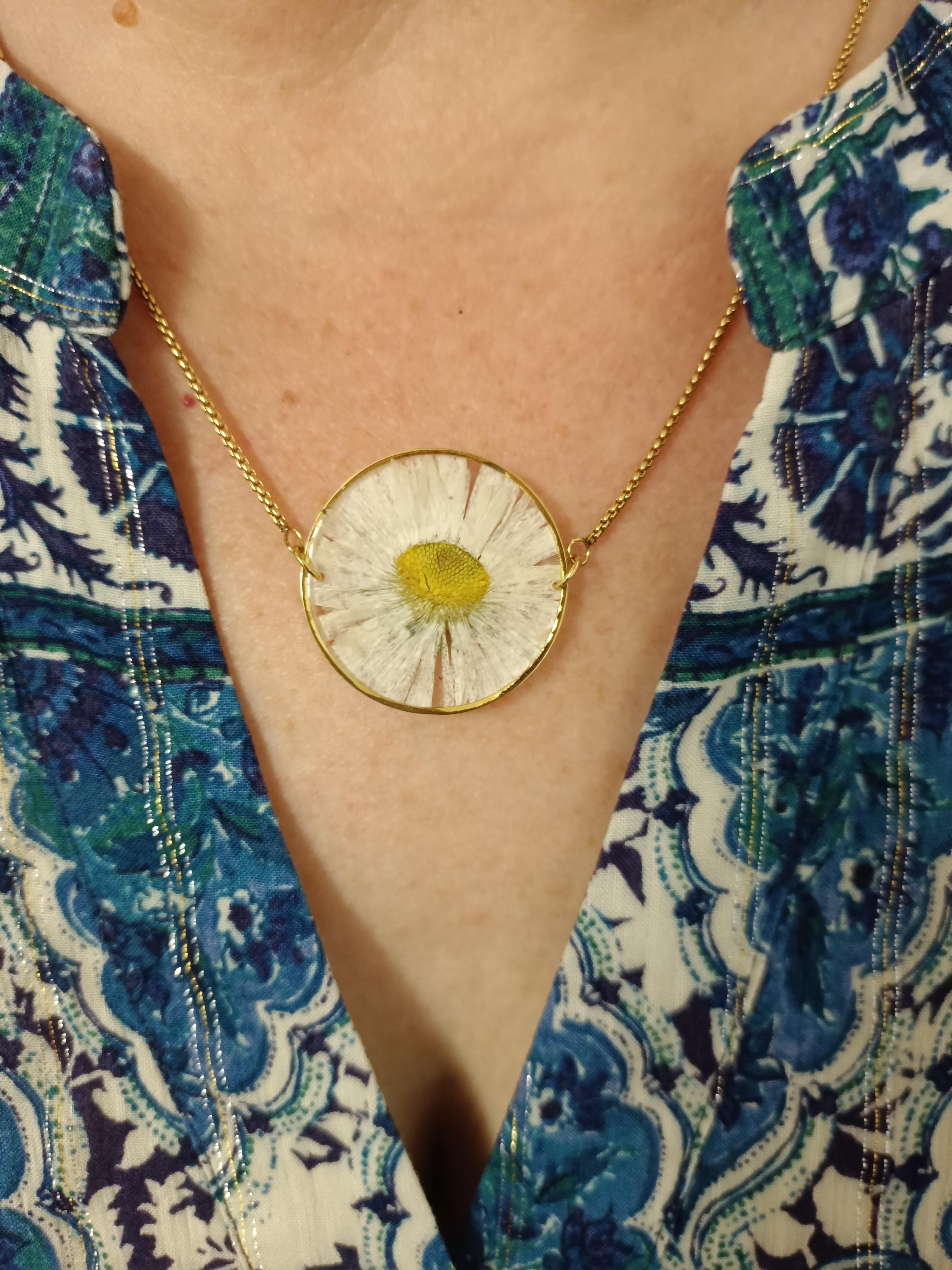 Collier Fleurs séchées