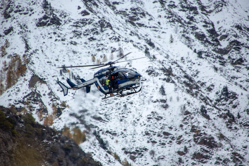 Peloton de Gendarmerie de Haute Montagne. Unité en charge du Secours en montagne en alternance avec la CRS 06 dans les Alpes-Maritimes