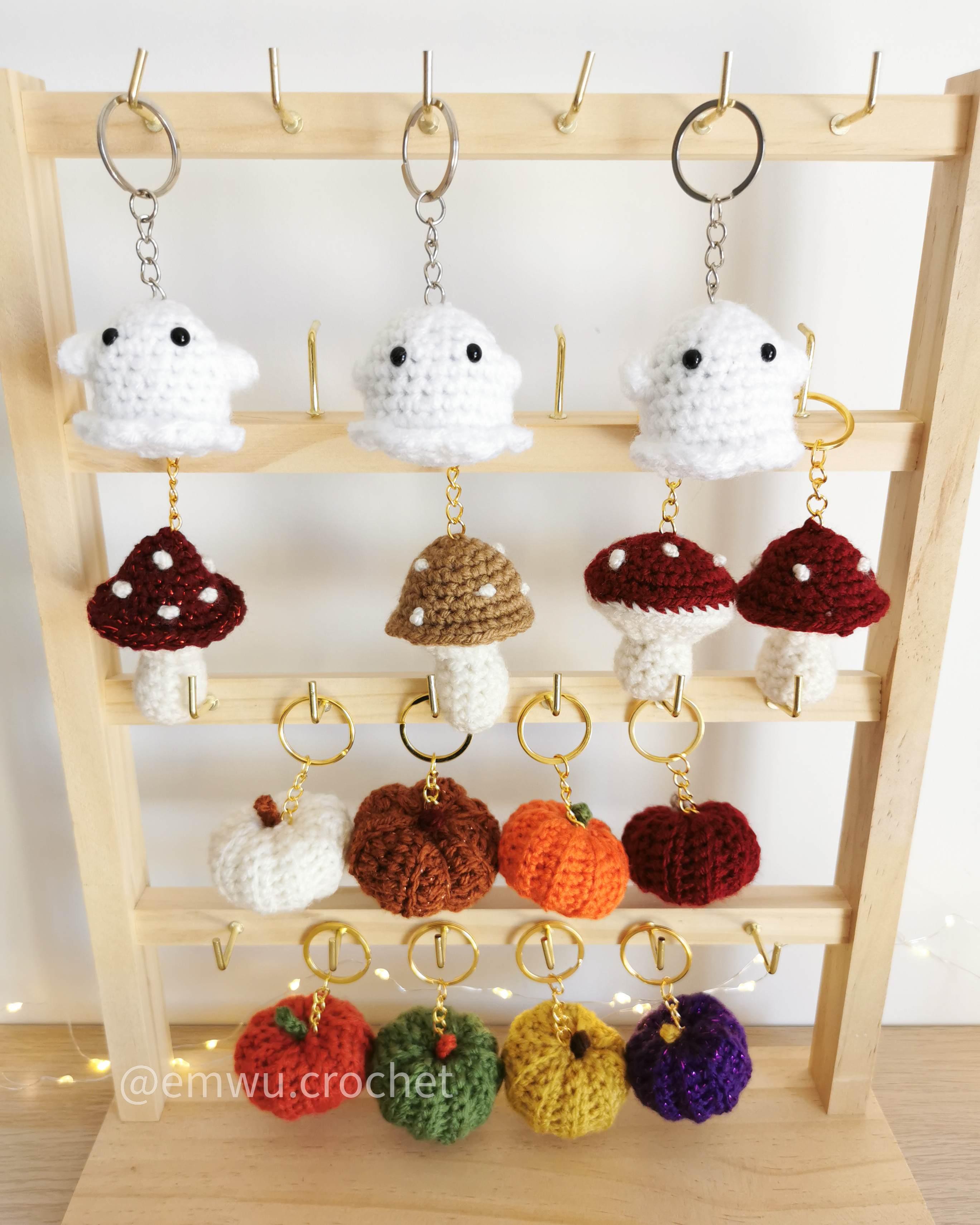 Porte clés crochet fait main Emwü