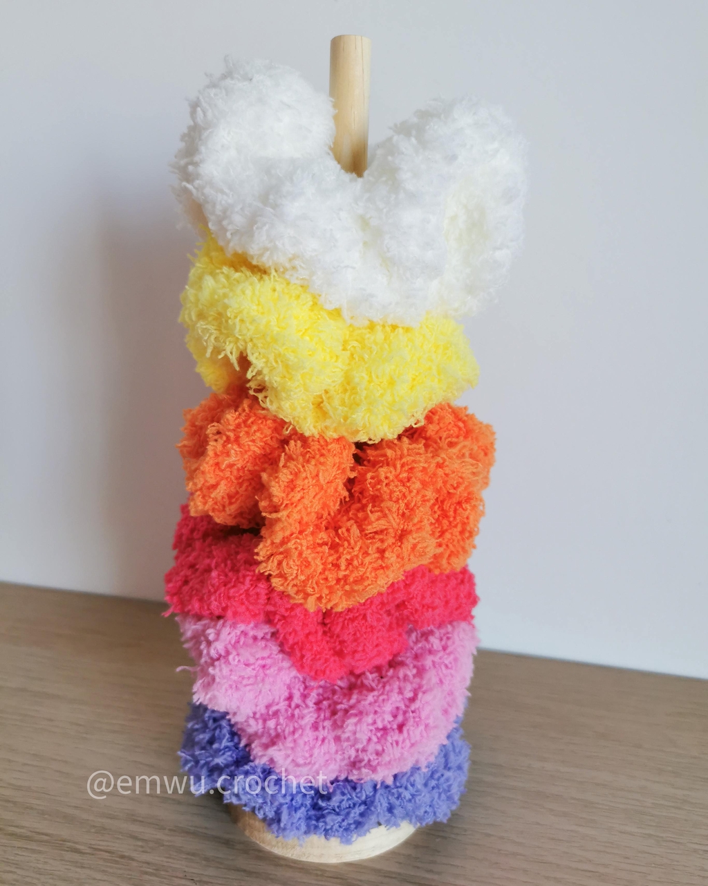 Chouchous crochet fait main Emwü