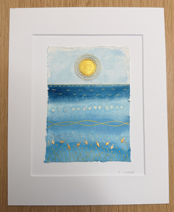 10x8 Inch coastal scene
