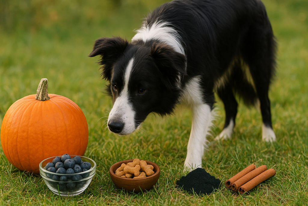 Des aliments d'Automne bons pour les chiens