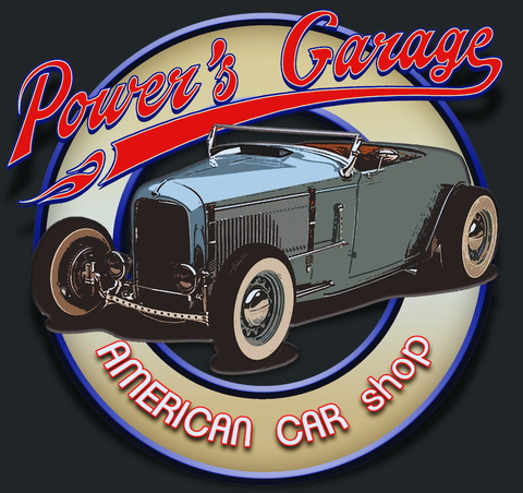 Power Shop specialiste du T-shirt imprime biker Hot Rod rock 'n' roll 