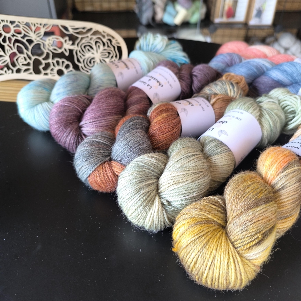 Laine à chaussettes naturelle en Ramie