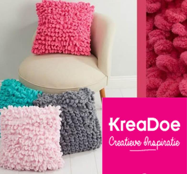 workshop kreadoe puffy fluffy kussen