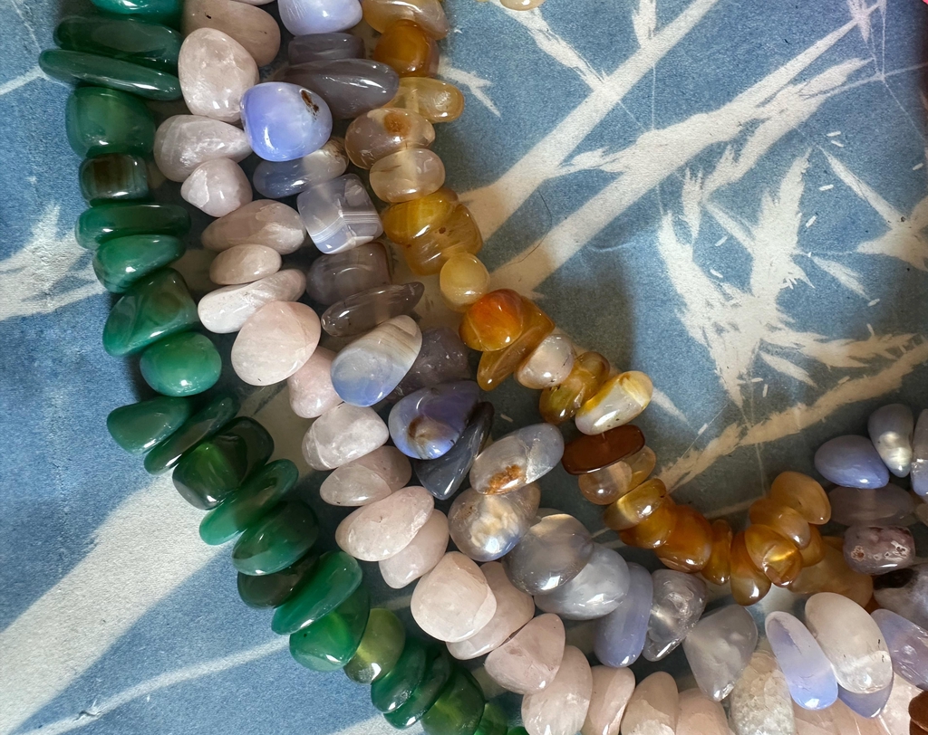 Collier pierres brutes fiorina filippi