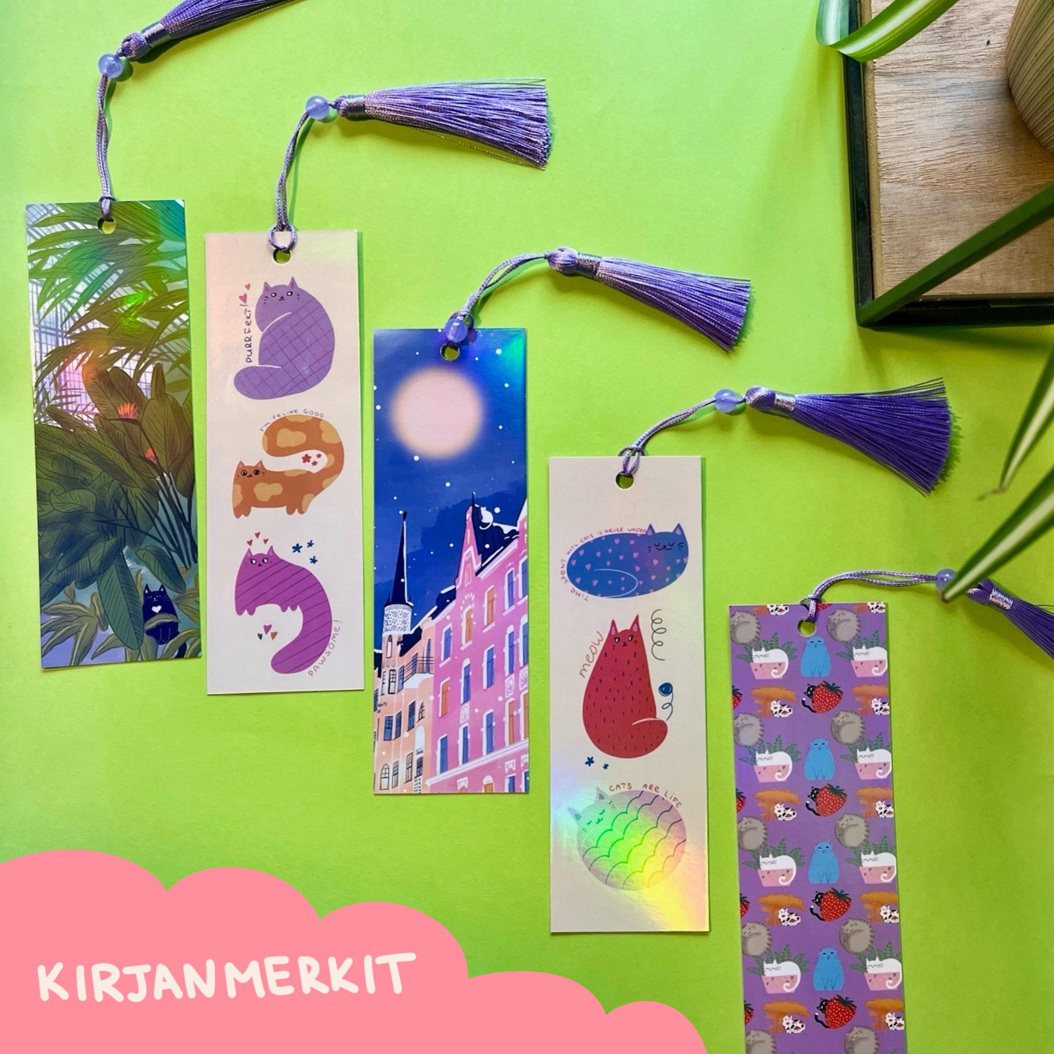 Kirjanmerkit/mystery bag