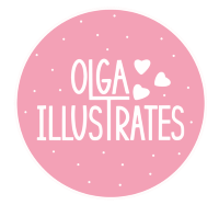 Olga Illustrates: värikäs ja söpö taide