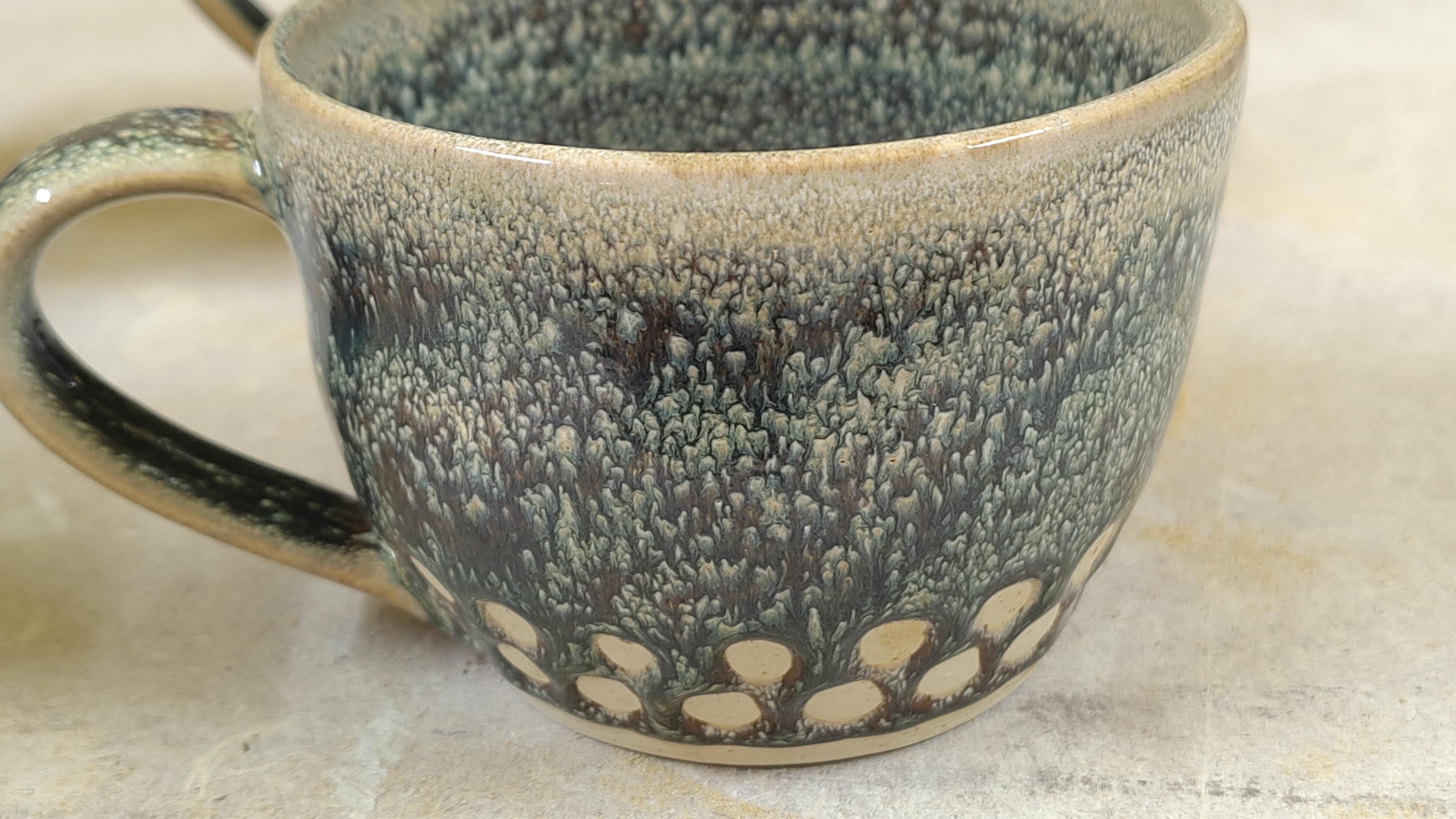 Cup glazed at The Clay Cave Lopemede Farm