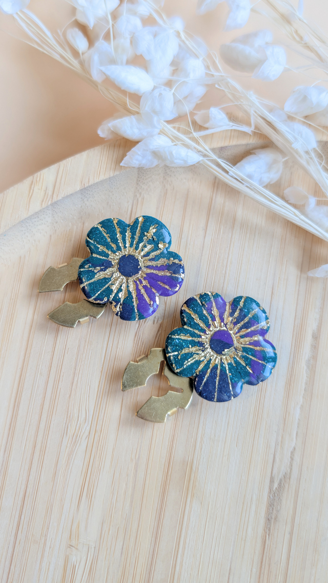 Cache-boutons artisanaux en pâte polymère faits main