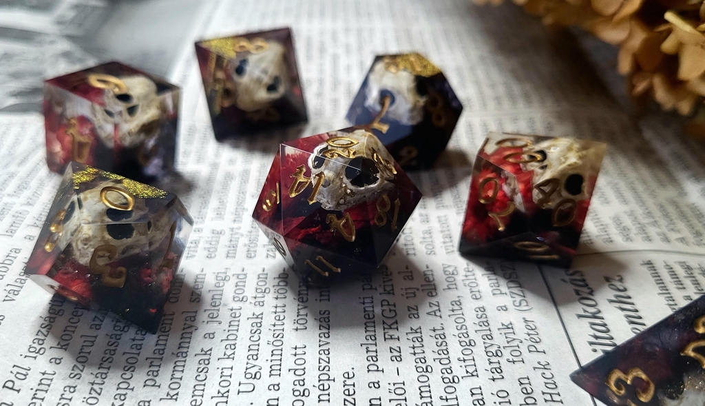 Wolf and Poppy Resin Art