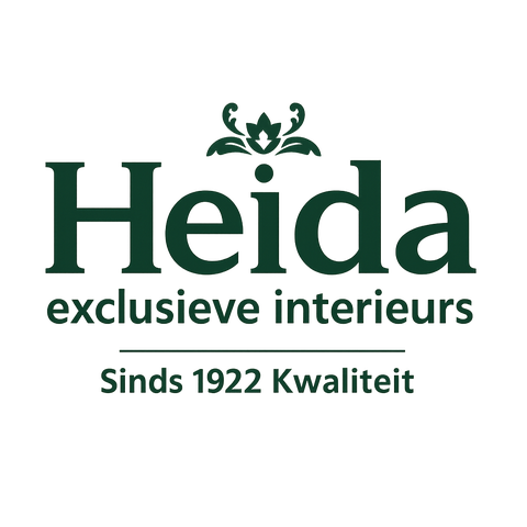 Heida Exclusieve Interieurs – logo van woonwinkel voor exclusieve designmeubelen in Rijswijk, sinds 1922 kwaliteit