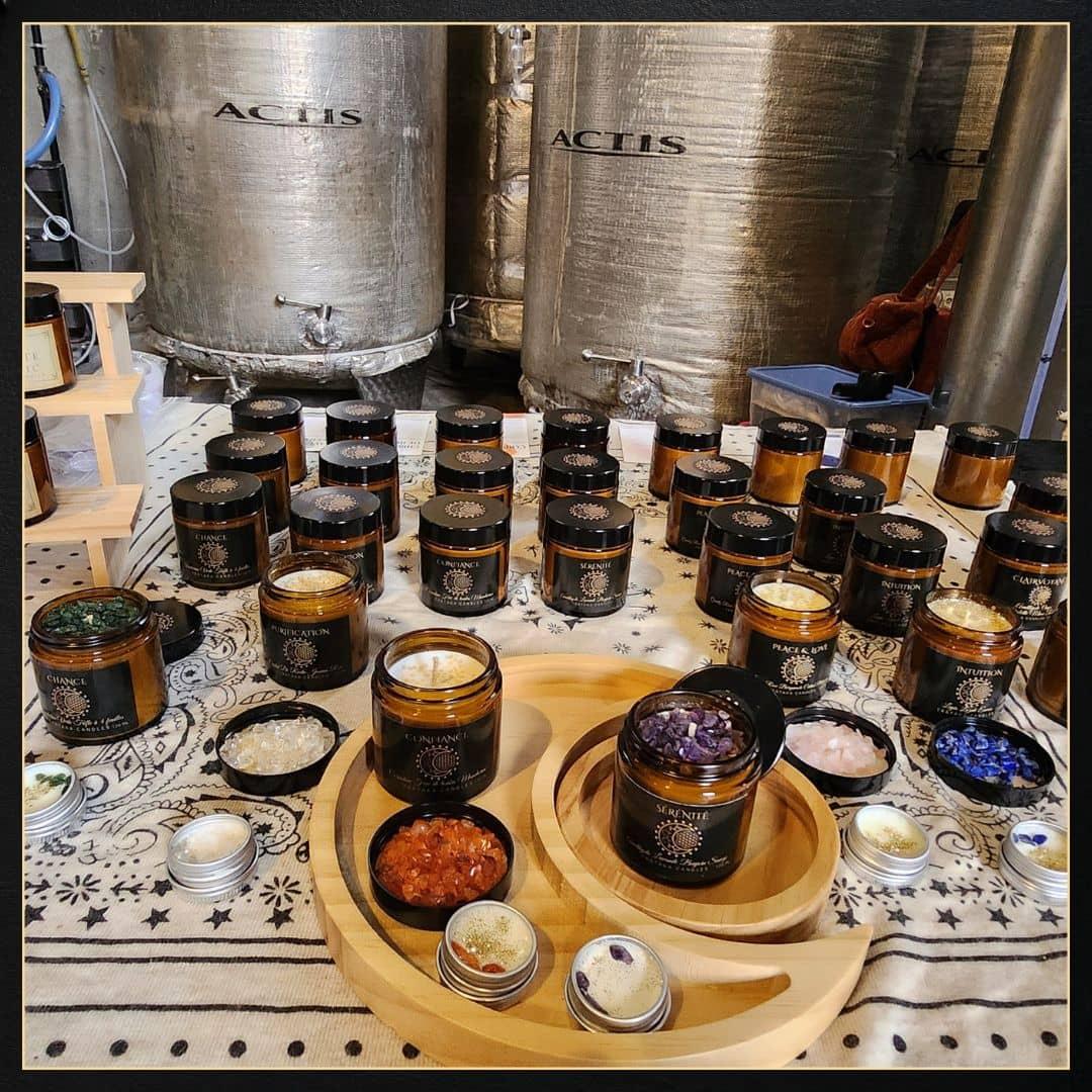 Participation de Trataka Candles au Marché des Artisans de la Brasserie Nemeto 2025