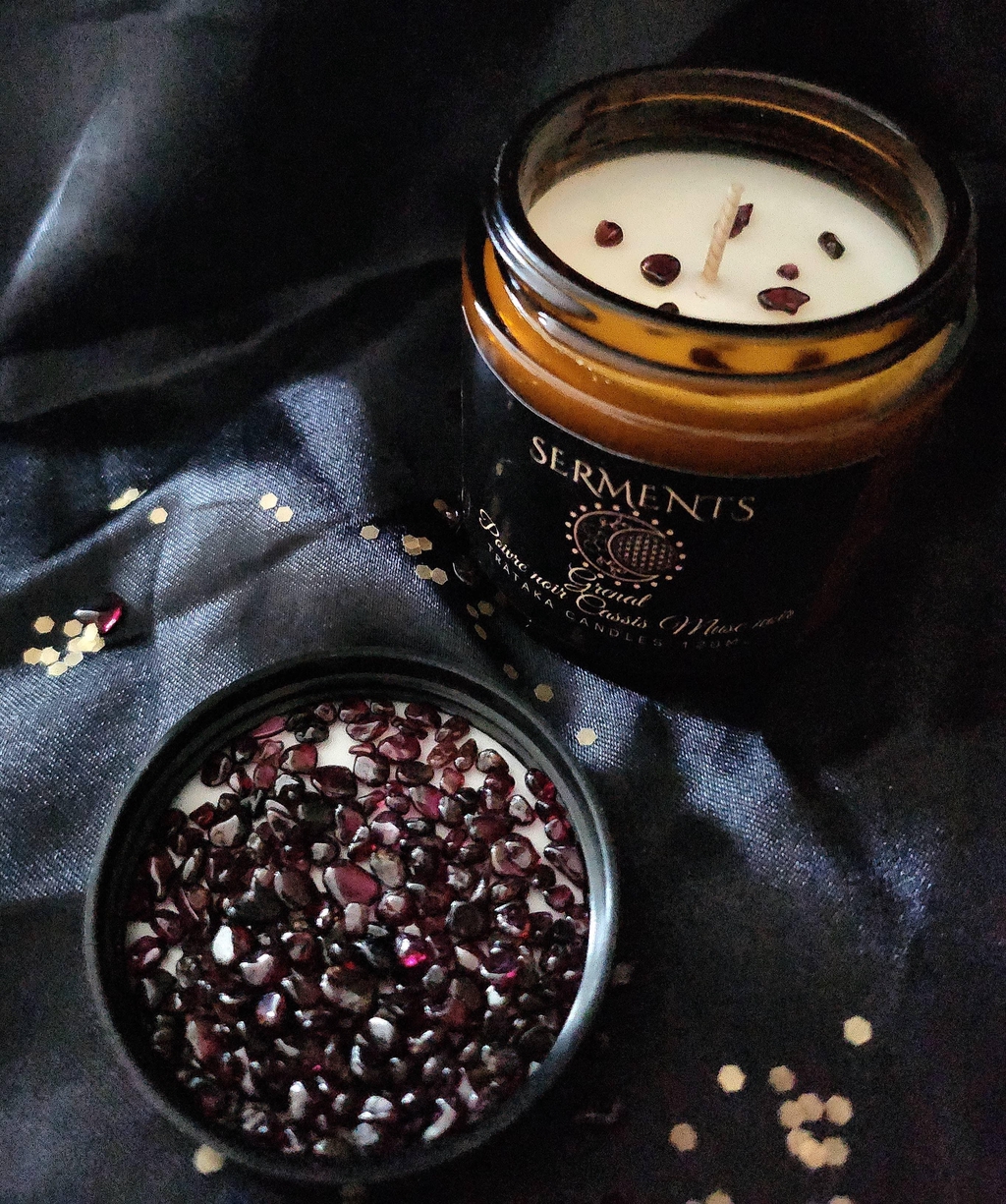 Bougies rituelles avec cristaux Trataka Candles