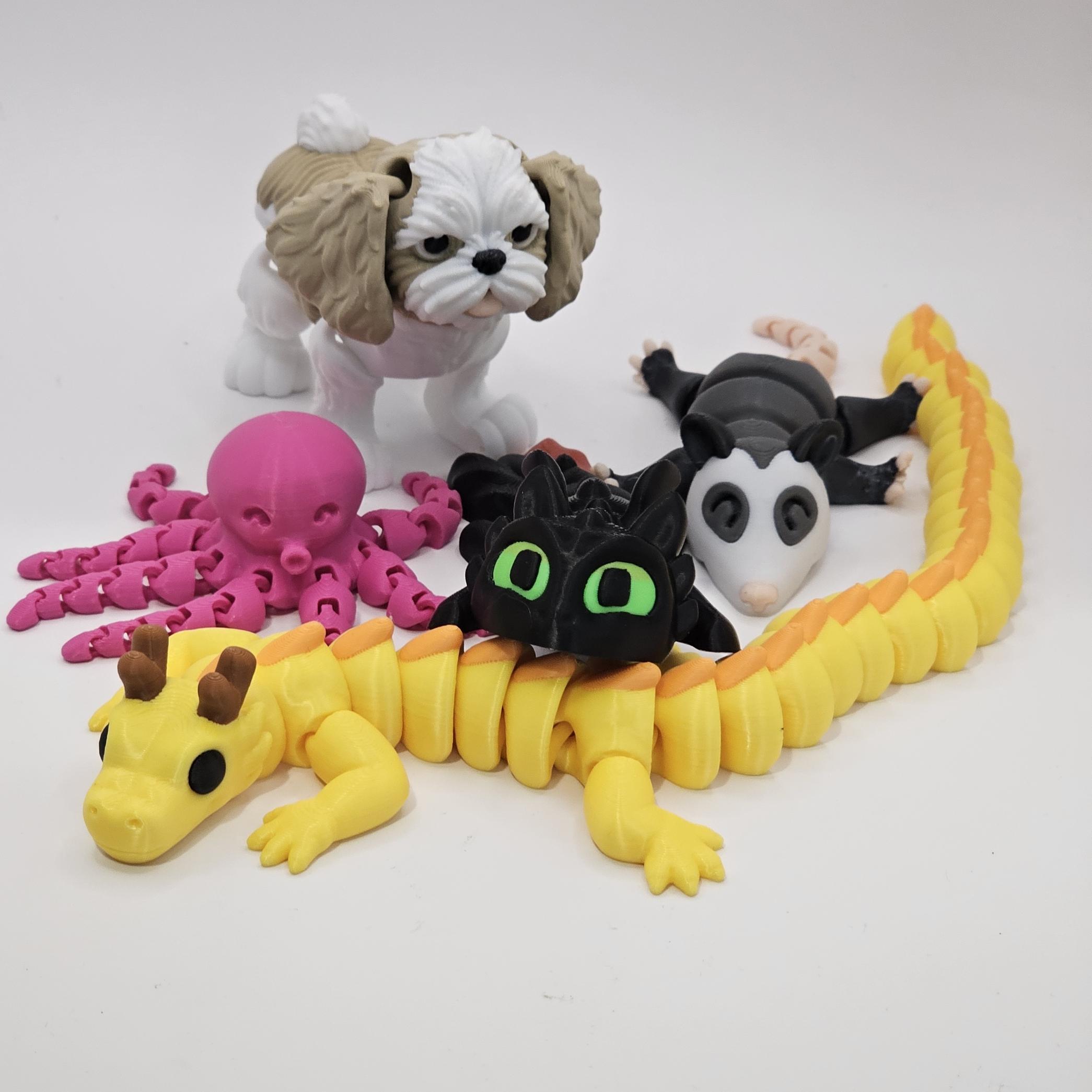 All Flexi' animals and larger fidget toys