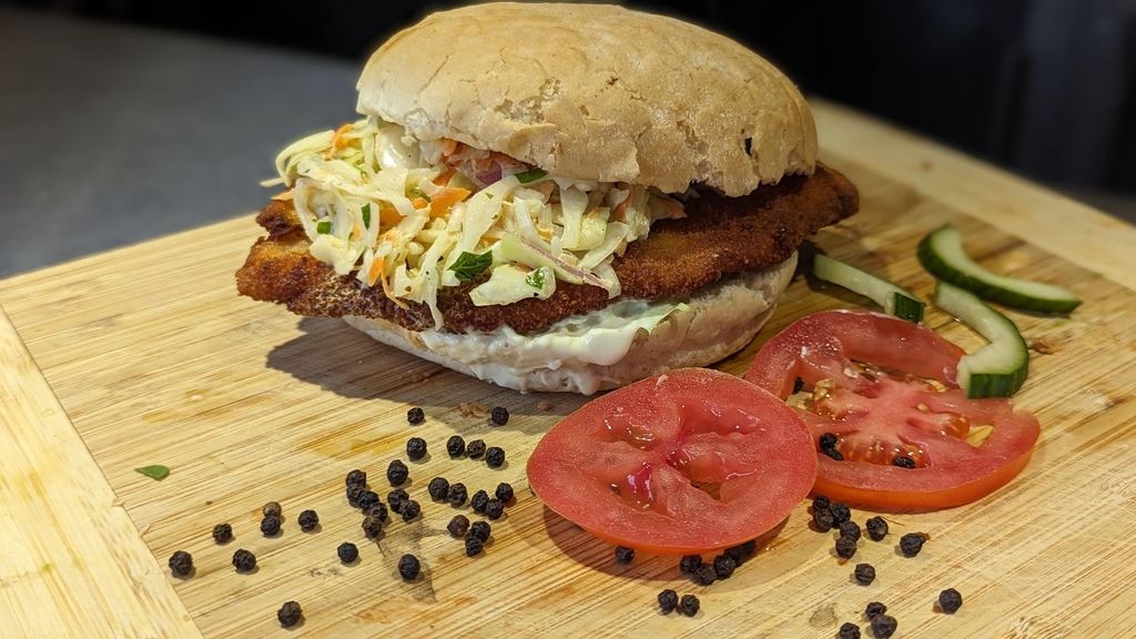 Chicken Schnitzel Burger 