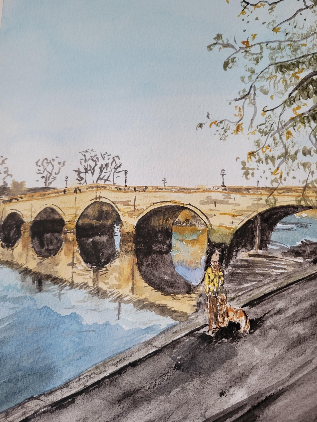 A girl & her best friend in Richmond II"