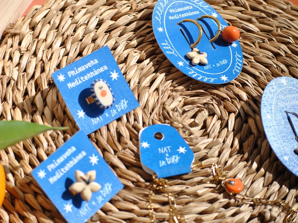 Primavera Mediterrànea - Colección de joyería cerámica inspirada en la primavera y el paisaje mediterráneo.