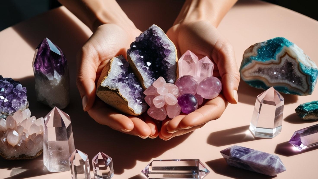 Parcourez notre collection de bijoux en pierres naturelles faits à la main. 

Découvrez nos minéraux et cristaux soigneusement sélectionnés auprès de nos fournisseurs locaux.

Conseils en lithothérapie.

Accompagnements et programmes personnalisés sur l'utilisation des pierres au quotidien.