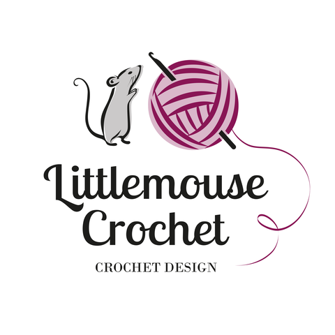 logo de littlemouse crochet créations originales au crochet