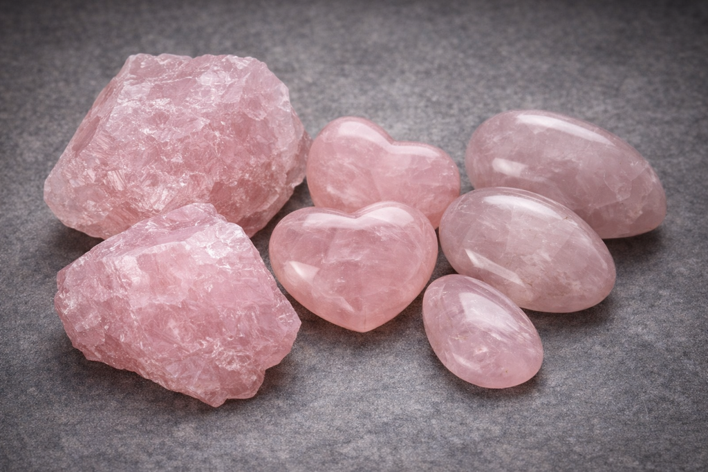 bijoux en quarz rose Le Petitcolibri