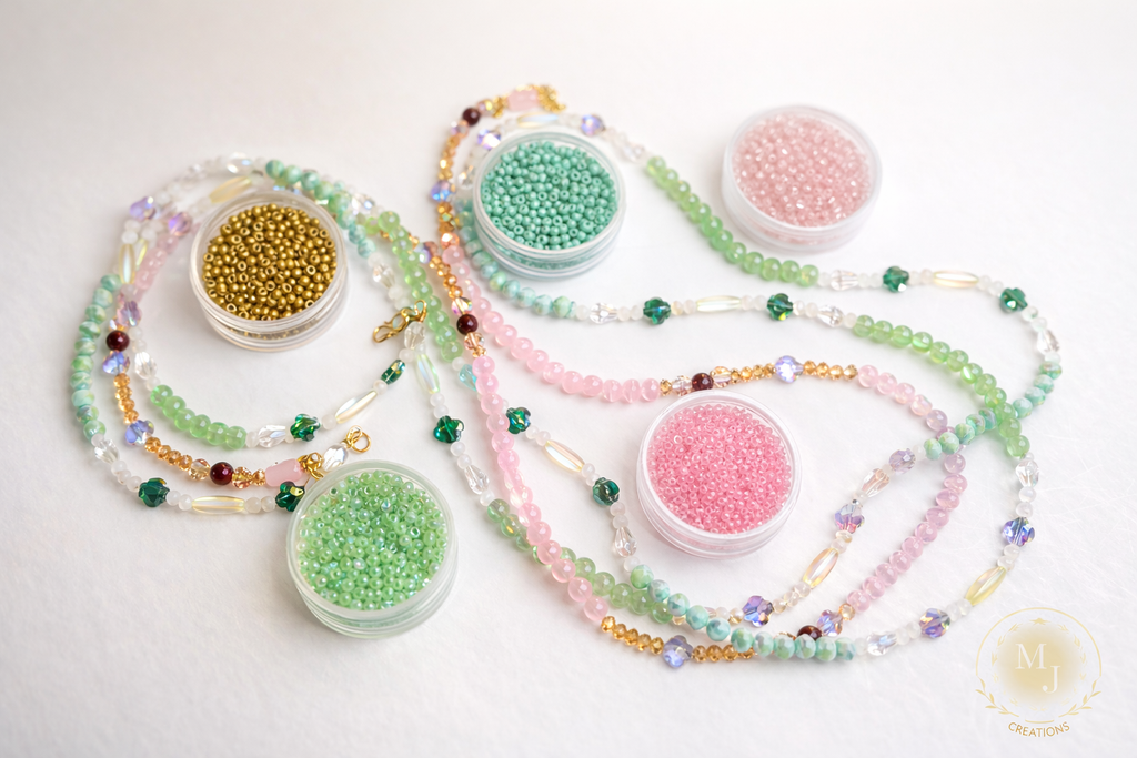 Kralen heupketting 120cm – kleurrijke tailleketting