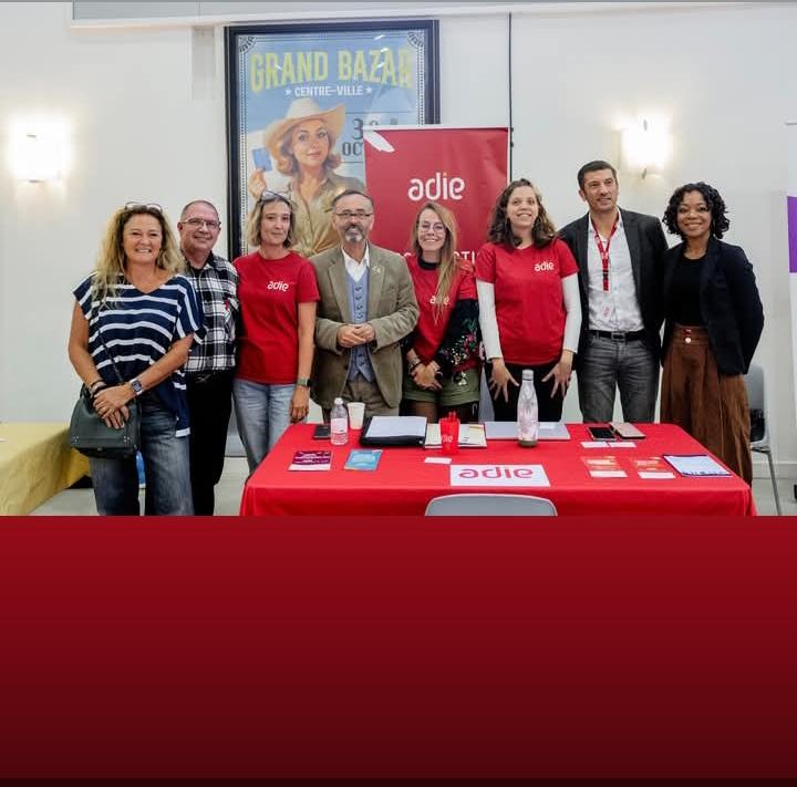 Forum de l’adie en présence du maire de Béziers Mr Robert Ménard