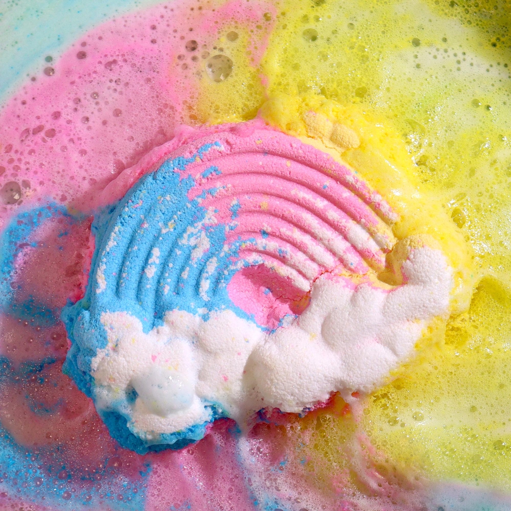 funky bath colours fizzers