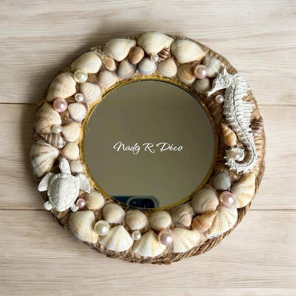 Miroir coquillage 