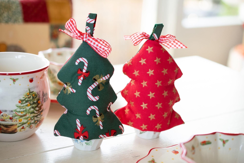 Kerstboom eierwarmer DIY | Chiems Qiltpatterns Webshop