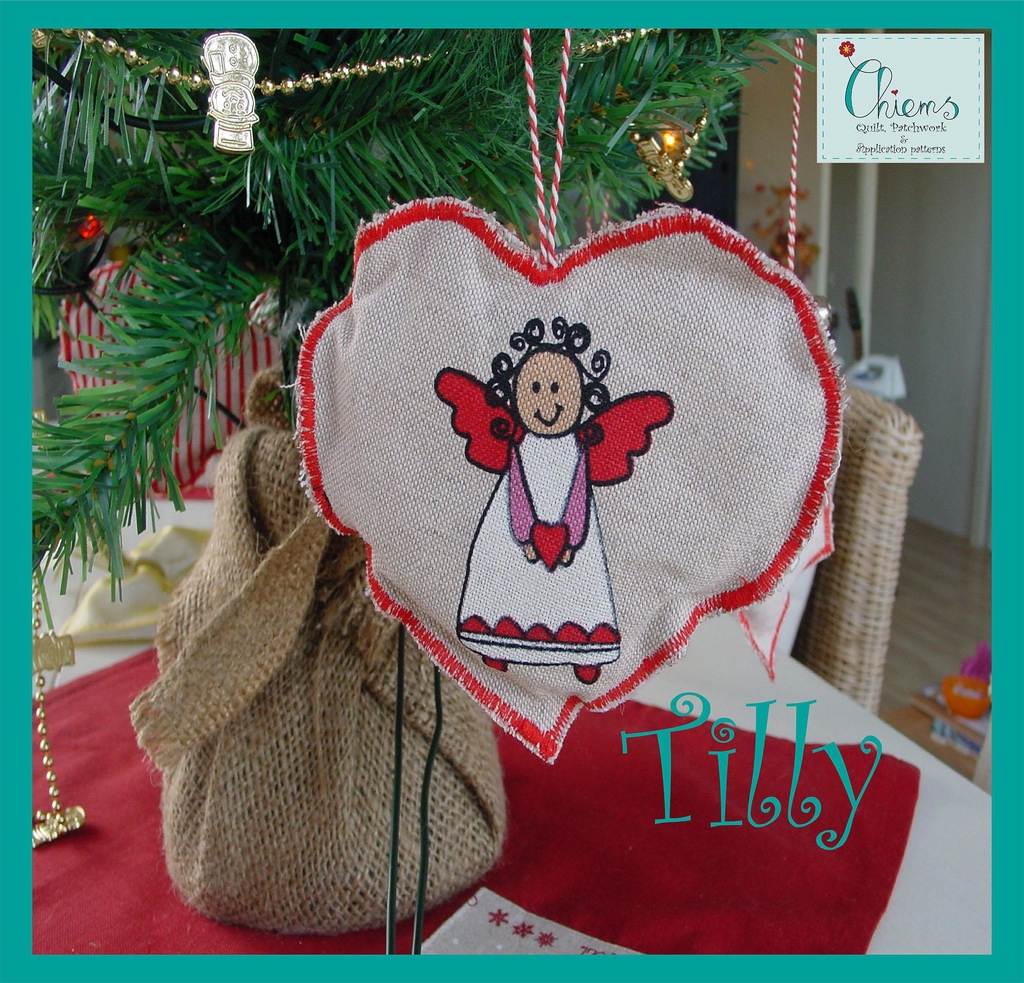 Kerstboom eierwarmer DIY | Chiems Qiltpatterns Webshop