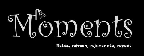 Moments bath bomb retail store logo