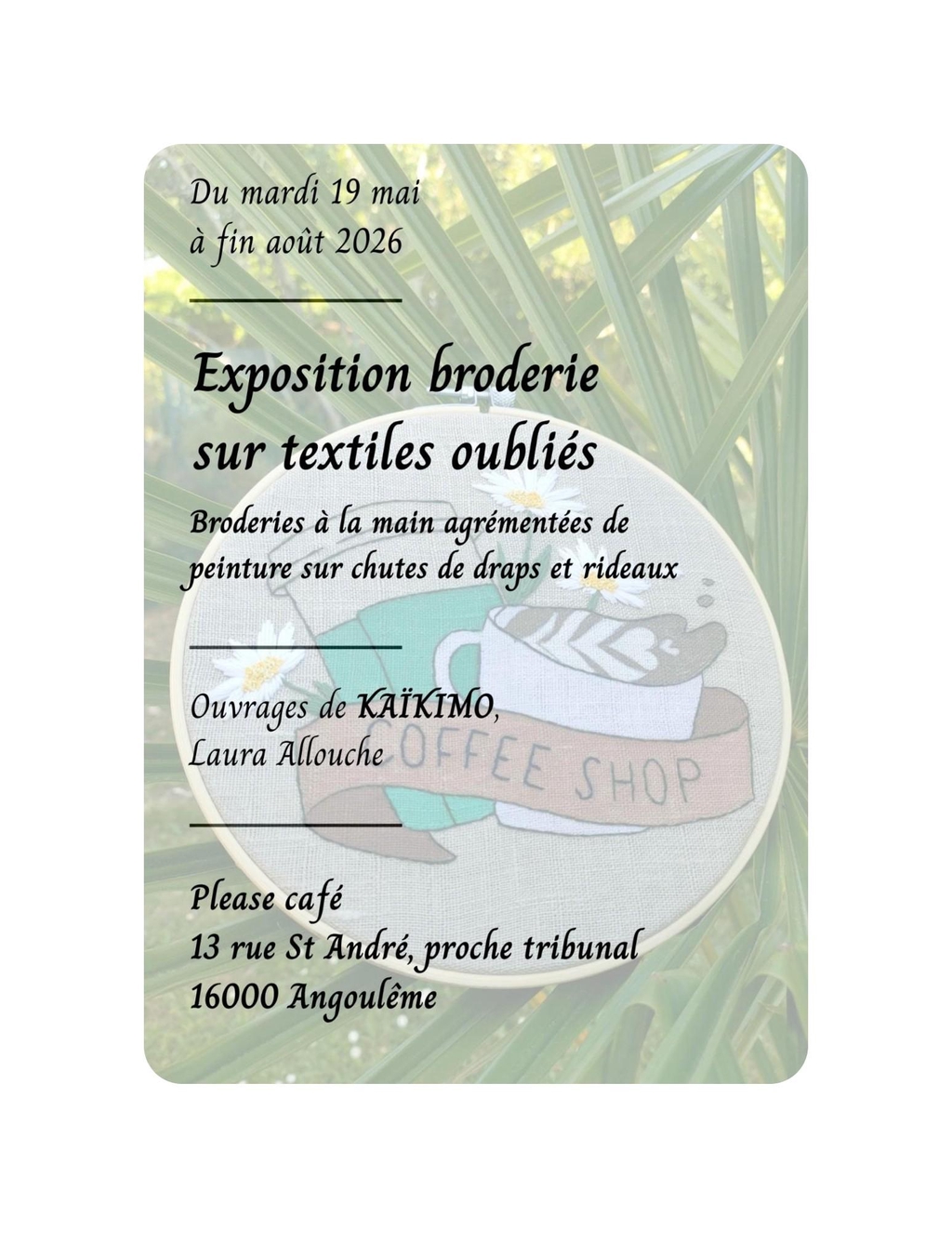 expo broderie Angoulême
