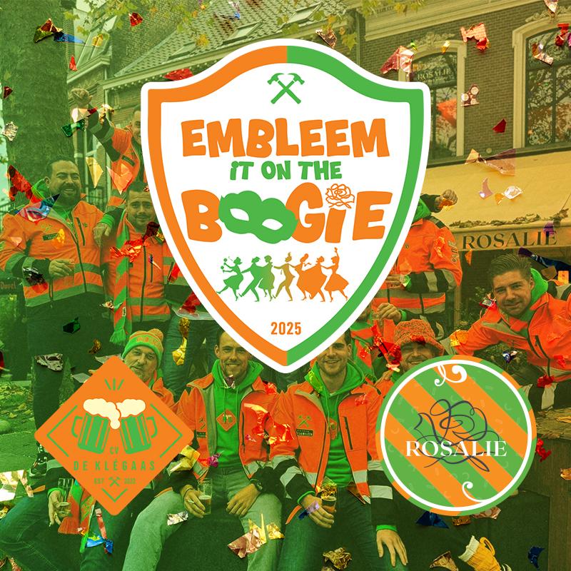 Logo embleem it on the boogie