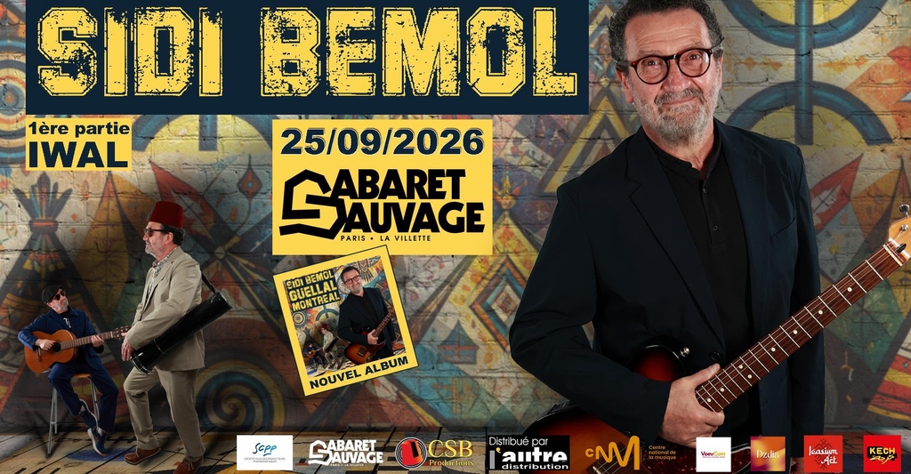 Sidi Bemol au Cabaret Sauvage pour la sortie de son nouvel album