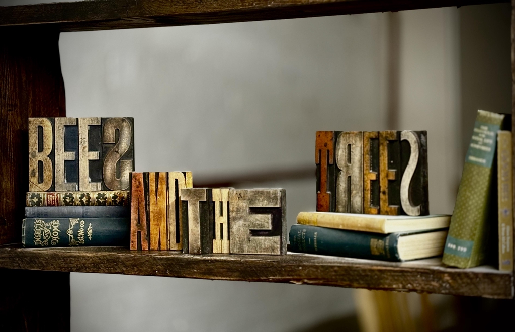 Bees and the Trees printing blocks 