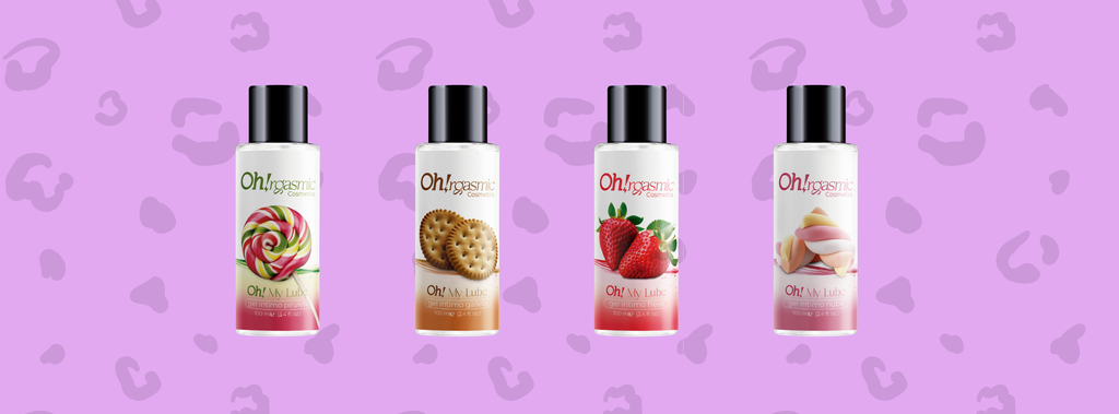 OH! MY LUBE FRESA, NUBE, GALLETA Y PIRULETA.