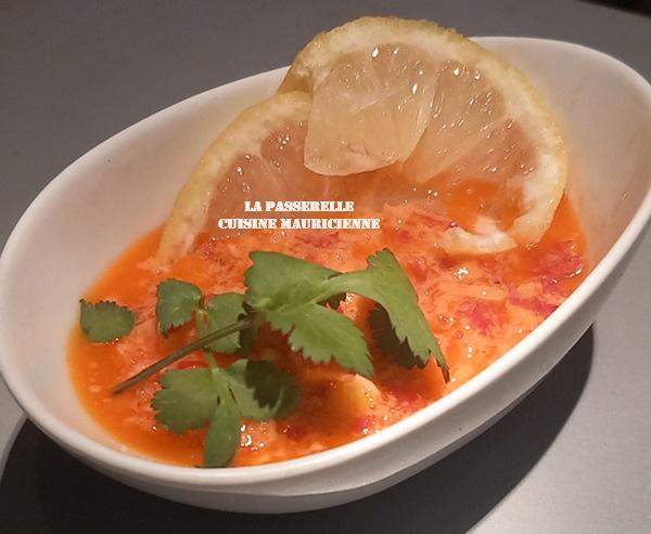 Cette recette est l'une des meilleure spécialités mauricienne.